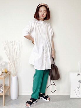 ひぃちゃんさん(レディース・163cm)の夏コーディネート