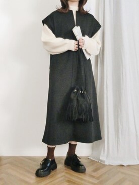 ひぃちゃんさん（レディース・163cm）の冬コーディネート