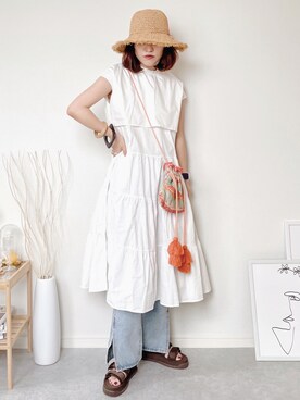 ひぃちゃんさん（レディース・163cm）の夏コーディネート