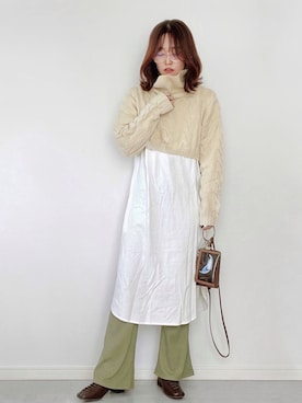 ひぃちゃんさん（レディース・163cm）の秋コーディネート