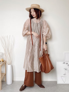 ひぃちゃんさん（レディース・163cm）の夏コーディネート