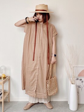 ひぃちゃんさん（レディース・163cm）の夏コーディネート