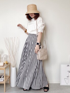 ひぃちゃんさん（レディース・163cm）の夏コーディネート