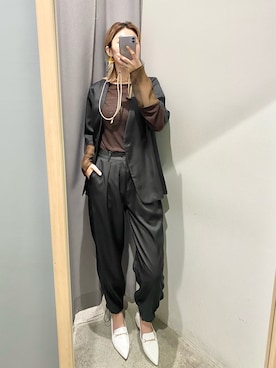 「アントマリーズ」｜カン JTさん（レディース・170cm）の秋コーディネート