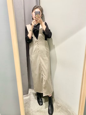 「アントマリーズ」｜カン JTさん（レディース・170cm）の秋コーディネート