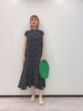 「Aunt Marie's（アントマリーズ）のアイテム（サンダル）」を使った、カン JTさん（レディース・170cm）の春コーディネート