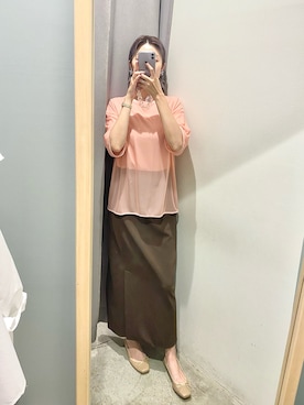 「アイテム（パンプス）」を使った、カン JTさん（レディース・170cm）の夏コーディネート