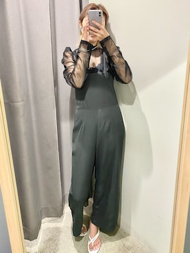 「アントマリーズ」｜「アイテム（オールインワン・サロペット）」を使った、カン JTさん（レディース・170cm）の夏コーディネート