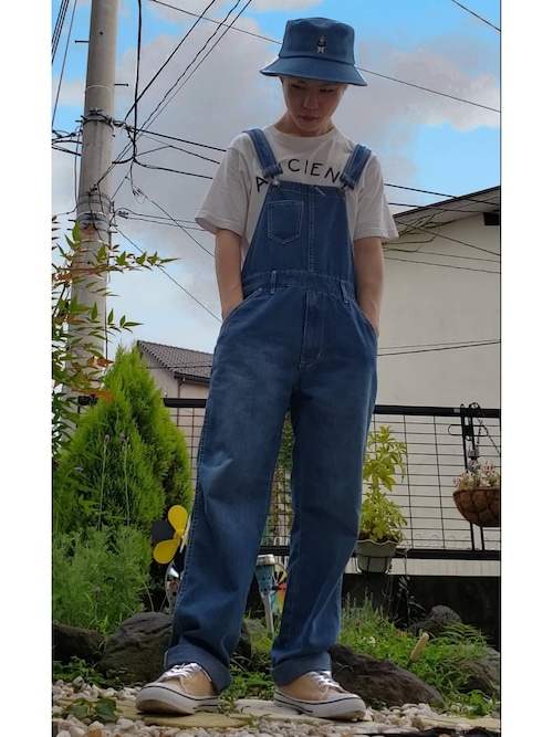 セール】Denim overall overalls / デニムオーバーオール unisex