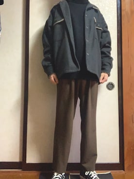 「BASQUE magenta（バスクマゼンタ）のアイテム（ジャケット/アウター）」を使った、kaiさん（メンズ・166cm）の冬コーディネート