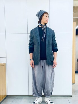 「SCOTCH & SODA（スコッチ アンド ソーダ）のアイテム（トップス）」を使った、Ansonさん（メンズ・178cm）の秋コーディネート