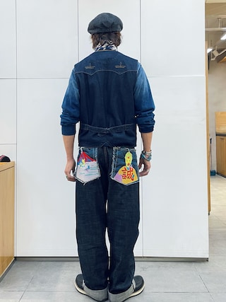 RRL Ralph Lauren(ダブル アール エル)の「デニム ベスト(ベスト RRL Ralph Lauren(ダブル アール エル)の「デニム ベスト(ベスト