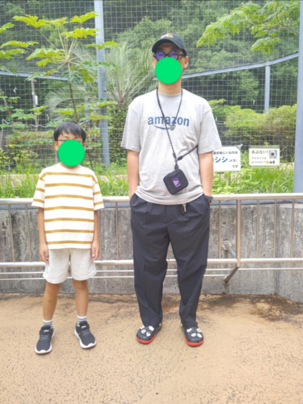 「メンズファッション、大人カジュアル、休日コーデ、GU、お出かけコーデ、fedex、Amazon、crocs、JINS、セブンイレブン、GERRY、おじコーデ、おじさんコーデ」｜「FedEXのアイテム（キャップ、ブラック系）」を使った、Kana-Souさん（メンズ・182cm）の夏コーディネートの1枚目の写真