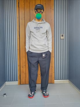 「アイテム（キャップ）」を使った、Kana-Souさん（メンズ・182cm）の秋コーディネート