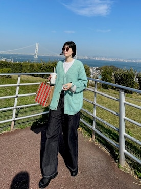 「Graphpaper（グラフペーパー）のアイテム」を使った、ogiさん（レディース・170cm）の冬コーディネート