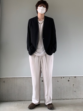 「RAINMAKER（レインメーカー）のアイテム（ジャケット/アウター）」を使った、りまんさん（メンズ・175cm）の春コーディネート