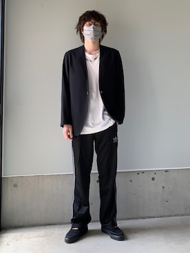 「RAINMAKER（レインメーカー）のアイテム（ジャケット/アウター）」を使った、りまんさん（メンズ・175cm）の春コーディネート