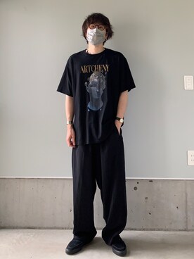 「RAINMAKER（レインメーカー）のアイテム（パンツ）」を使った、りまんさん（メンズ・175cm）の夏コーディネート