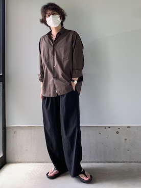 「RAINMAKER（レインメーカー）のアイテム（パンツ）」を使った、りまんさん（メンズ・175cm）の夏コーディネート