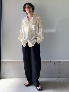 「RAINMAKER（レインメーカー）のアイテム（パンツ）」を使った、りまんさん（メンズ・175cm）の夏コーディネート