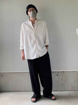 「RAINMAKER（レインメーカー）のアイテム（パンツ）」を使った、りまんさん（メンズ・175cm）の夏コーディネート