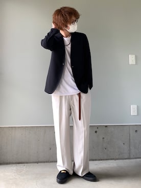 「RAINMAKER（レインメーカー）のアイテム（ジャケット/アウター）」を使った、りまんさん（メンズ・175cm）の夏コーディネート