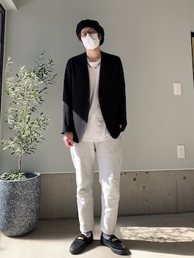 「アイテム（ピアス（両耳用））」を使った、りまんさん（メンズ・175cm）の春コーディネート