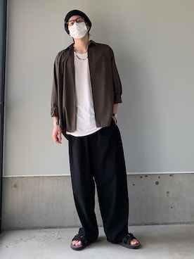 「RAINMAKER（レインメーカー）のアイテム（パンツ）」を使った、りまんさん（メンズ・175cm）の春コーディネート