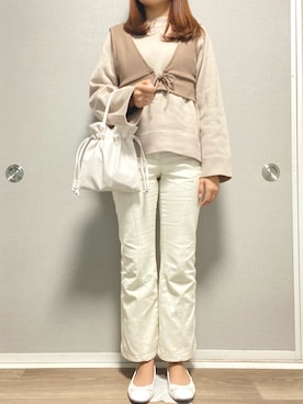 nnkさん（レディース・157cm）の春コーディネート