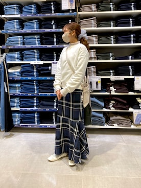 「#オトナカジュアル」｜「アイテム（スウェット）」を使った、nnkさん（レディース・157cm）の秋コーディネート