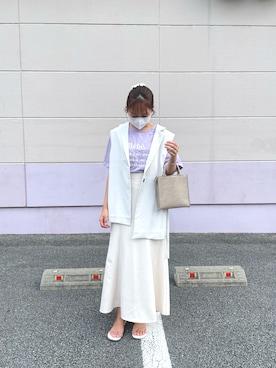 nnkさん（レディース・157cm）の夏コーディネート