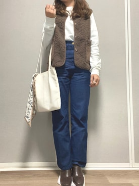 「meemselect」｜nnkさん（レディース・157cm）の冬コーディネート