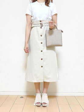 nnkさん（レディース・157cm）の夏コーディネート