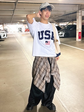 どーんさん（メンズ・167cm）の夏コーディネート