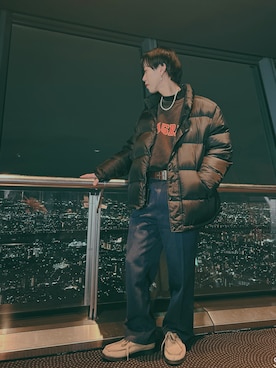 「AIVER（アイバー）のアイテム」を使った、どーんさん（メンズ・167cm）の冬コーディネート