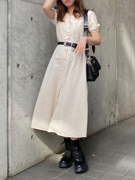 「EVRIS（エヴリス）のアイテム（バッグ）」を使った、karenさん（レディース・156cm）の夏コーディネート