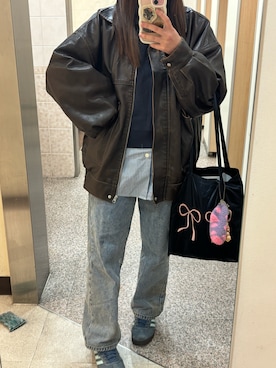 「ing（イング）のアイテム」を使った、なおさん（レディース・154cm）の冬コーディネート