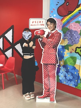「アイテム（雑貨/ホビー）」を使った、まるおさん（レディース・159cm）の夏コーディネート