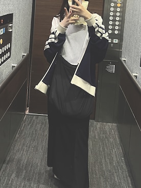 「アイテム（ジャンパースカート）」を使った、まるおさん（レディース・159cm）の夏コーディネート