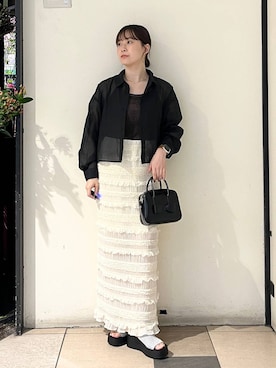 もえこさん(レディース・156cm)の夏コーディネート