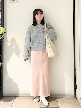 「クリスマス」｜もえこさん（レディース・156cm）の冬コーディネート