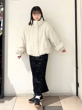 もえこさん（レディース・156cm）の冬コーディネート