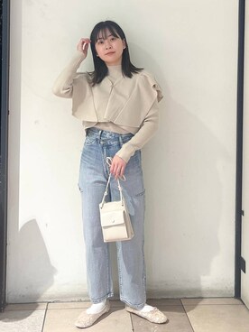 もえこさん（レディース・156cm）の冬コーディネート