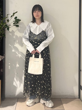 もえこさん（レディース・156cm）の春コーディネート