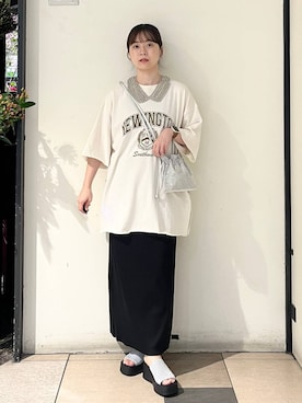 もえこさん(レディース・156cm)の夏コーディネート