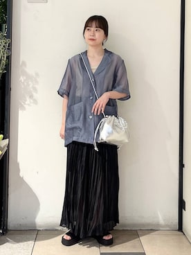 もえこさん（レディース・156cm）の夏コーディネート