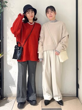 もえこさん(レディース・156cm)の秋コーディネート