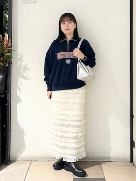 もえこさん（レディース・156cm）の秋コーディネート