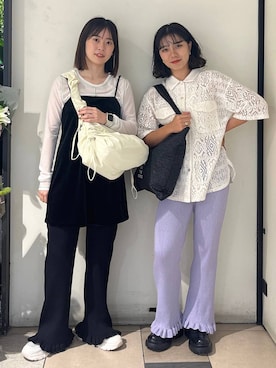 もえこさん（レディース・156cm）の夏コーディネート