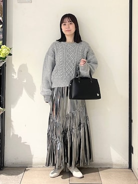 もえこさん(レディース・156cm)の冬コーディネート